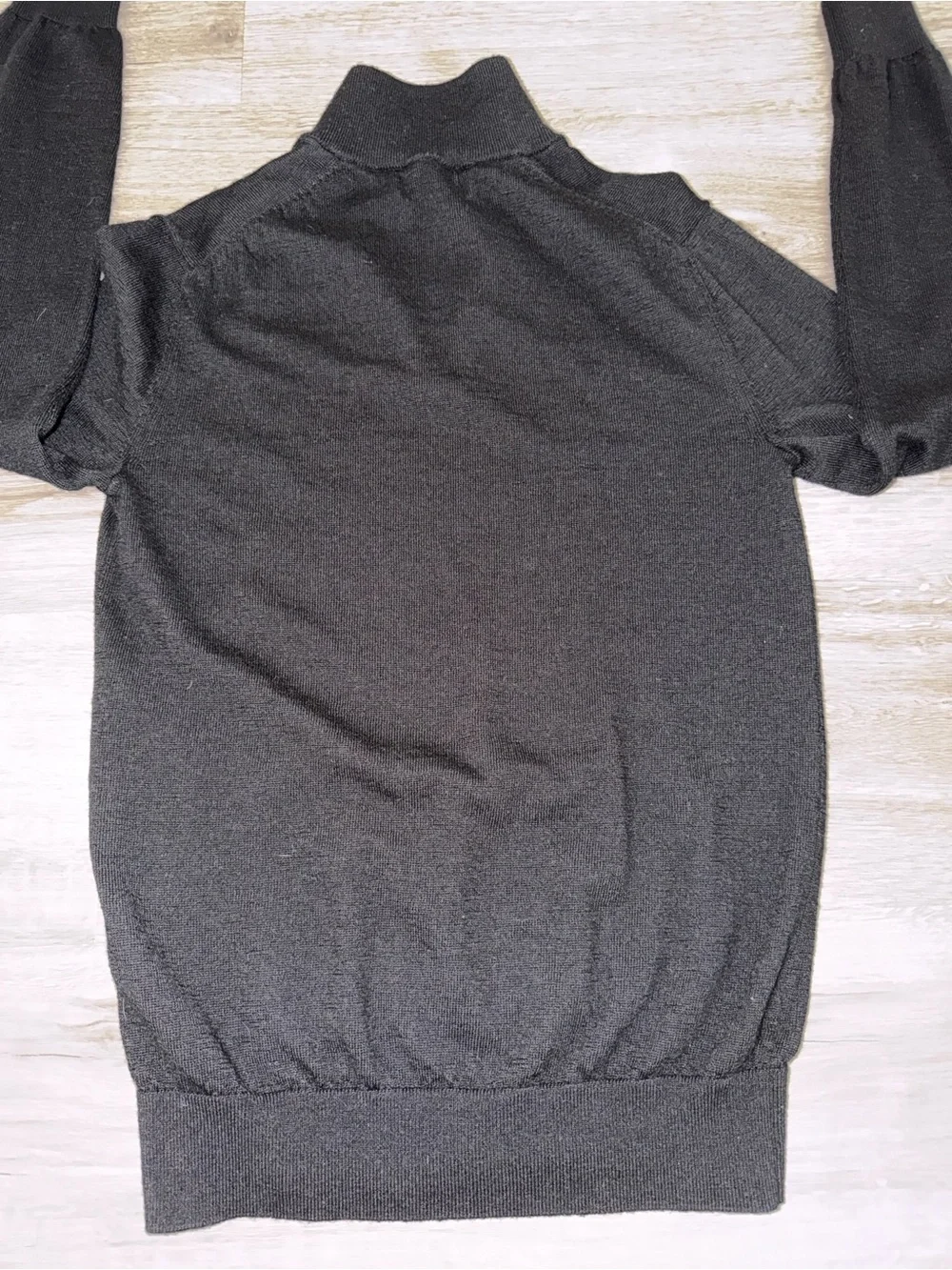 Banana republic merino quarter zip sweater